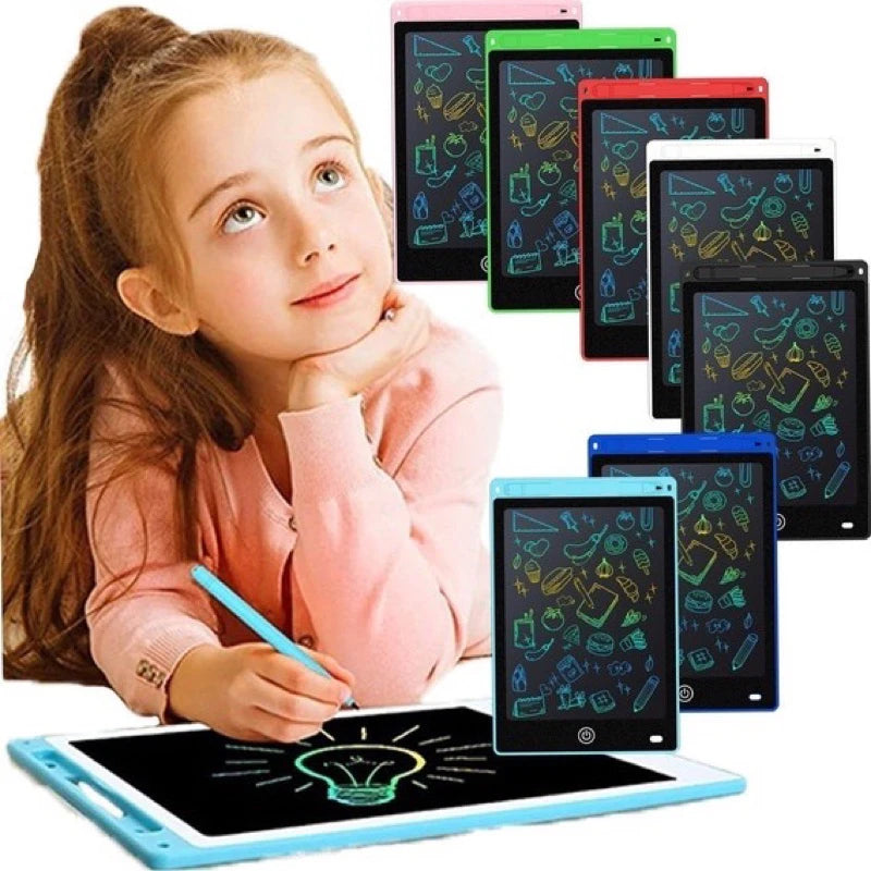 Tablet Infantil de Desenho e Escrita com Tela LCD Mágica de 12 Polegadas – Diversão e Aprendizado Garantidos!