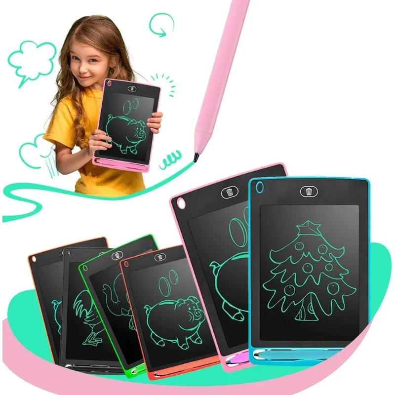 Tablet Infantil de Desenho e Escrita com Tela LCD Mágica de 12 Polegadas – Diversão e Aprendizado Garantidos!