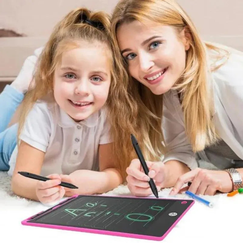 Tablet Infantil de Desenho e Escrita com Tela LCD Mágica de 12 Polegadas – Diversão e Aprendizado Garantidos!