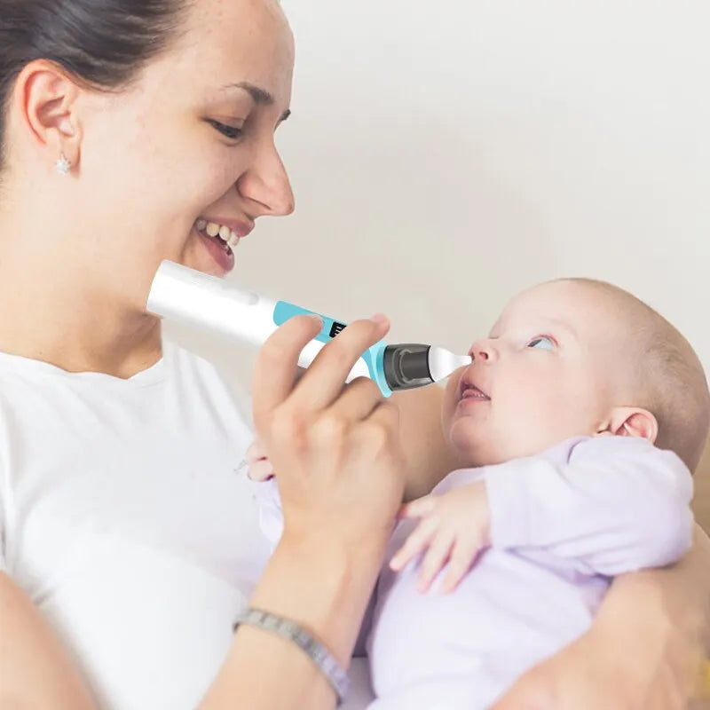 Limpador nasal  elétrico Silencioso bebê obstrução rinite limpador aspirador.