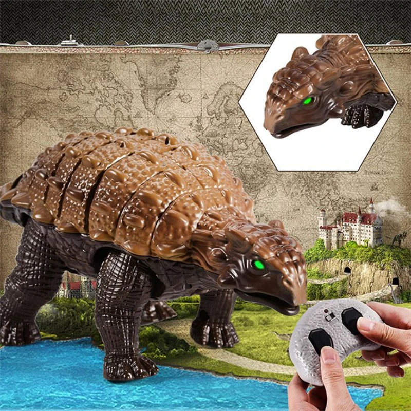 Dinossauro para crianças brinquedo de controle remoto - com Luz  - Sons - Anda - Diversão Garantida!