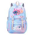 Lilo e Stitch Mochila impermeável de grande capacidade para escola!