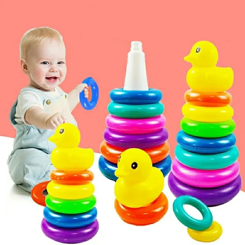 Montessori Baby Toy Empilhamento de Rosquinhas! Promoção dia Das Crianças!