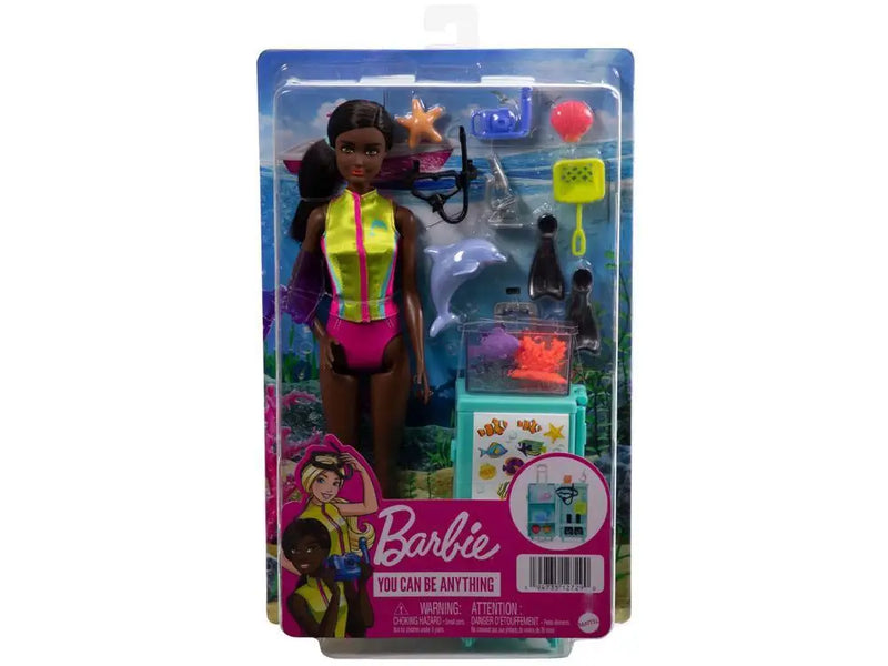 Barbie Bióloga Marinha com Acessórios  ORIGINAL - Descubra o Mundo Submarino em Grande Estilo!