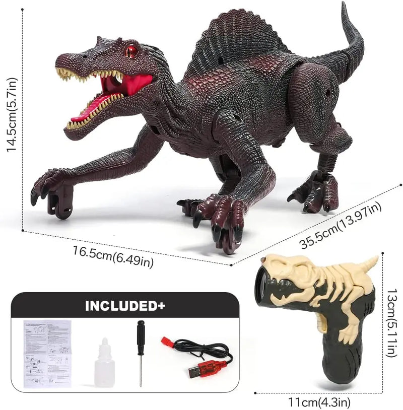 Dinossauros de Controle Remoto com Laser -  spray - som -  O presente ideal para sua Criança!