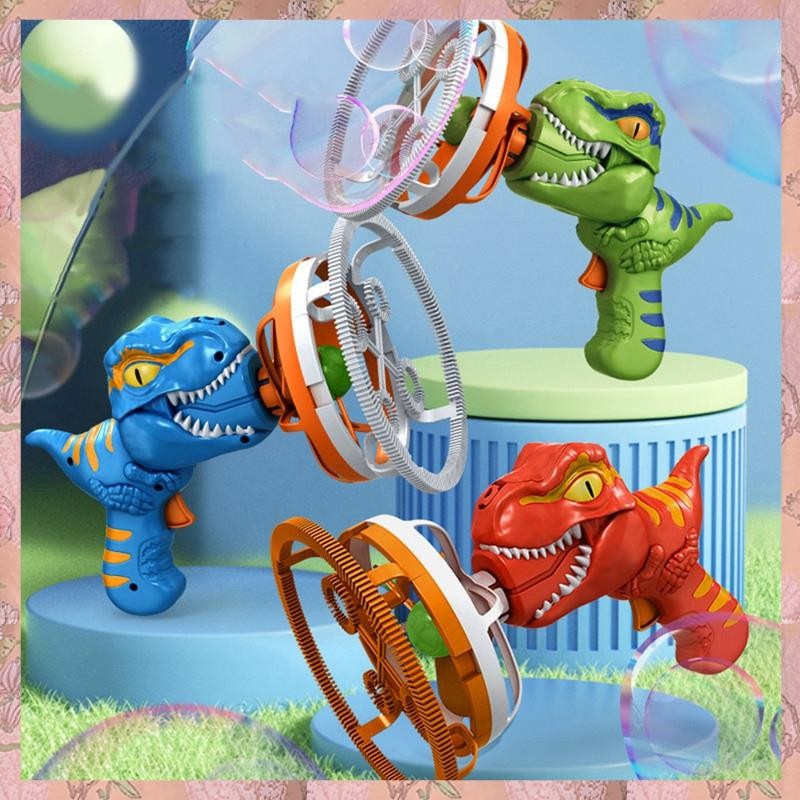 Máquina De Bolhas De Dinossauro Com Ventilador Em Bolha Elétrica Portátil Brinquedos!