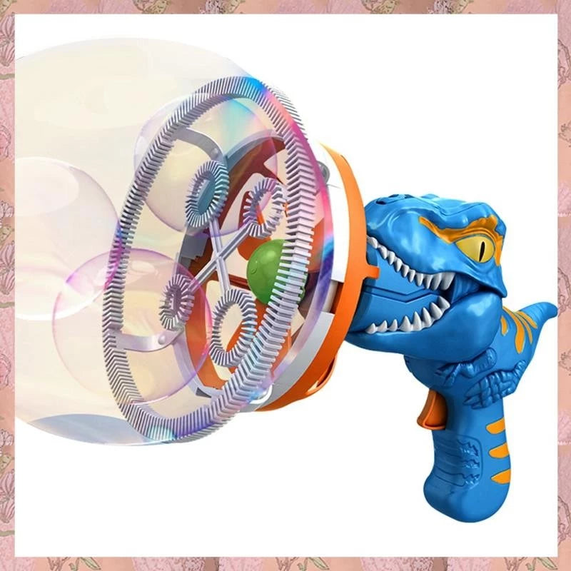 Máquina De Bolhas De Dinossauro Com Ventilador Em Bolha Elétrica Portátil Brinquedos!